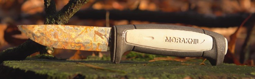 rust on kitchen knife